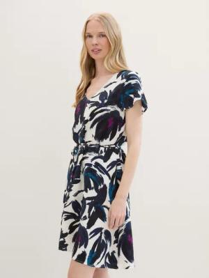 TOM TAILOR Sommerkleid Kleid mit LENZING™