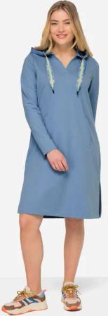 Laurasøn Midikleid Sweatkleid Kapuze OEKO-TEX