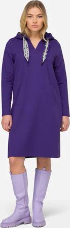 Laurasøn Midikleid Sweatkleid Kapuze OEKO-TEX