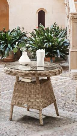Destiny Gartentisch MALAGA, Ø: 60cm x