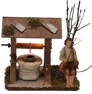 Alfred Kolbe Krippen-Zubehör Brunnen mit Beleuchtung