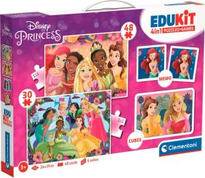 Clementoni® Puzzle Edukit, 4n1, Disney Princess,