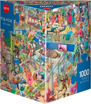 HEYE Puzzle Pet Gym, 1000 Puzzleteile,