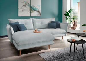 INOSIGN Ecksofa Lazio modern und bequem,