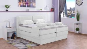Meisterbetten Boxspringbett Dora (mit Bettkasten, 7-Zonen