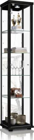 K-Möbel Glasvitrine C1083 (Glasvitrine (176x37x33 cm)
