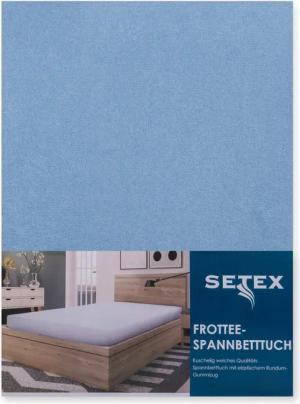 SETEX Spannbettlaken Frottee, Frottee, Gummizug: rundum,