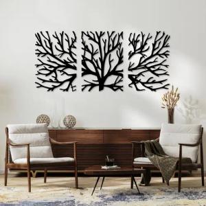 EYOKA Wanddekoobjekt 3D Wandbild aus Holz