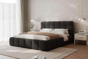Compleo Polsterbett Wolkenbett, Bouclé Bett, Funktionales