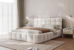 Compleo Polsterbett Wolkenbett, Bouclé Bett, Funktionales