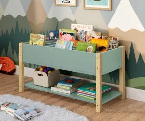 Bellabino Kinderregal Teme, Bücherregal, Spielzeugregal, 4