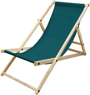 ECD Germany Gartenliege Holz Beachstuhl klappbarer