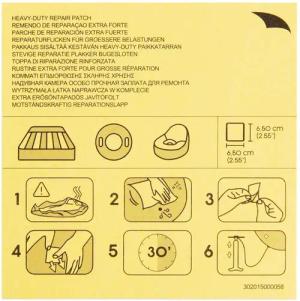 Bestway Reparatur-Set Selbstklebende Reparaturflicken 6,5 x