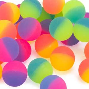 CLTYQ Hüpfball 35 Stück 25mm Flummies