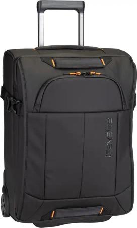 travelite Briize Wheeled Duffle S in Schwarz (40 Liter), Reisetasche mit Rollen