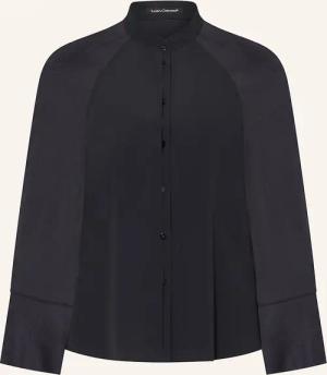 LUISA CERANO Bluse im Materialmix mit Seide