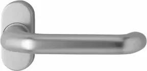 Profiltürdrückerlochteil 1300/2033 Alu.F12 ov.8mm gekr.