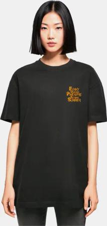 Merchcode Ladies Funky Pineapple Oversized Tee