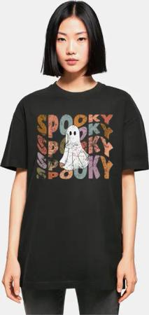 Merchcode Ladies Halloween - Spooky Ghost Tee