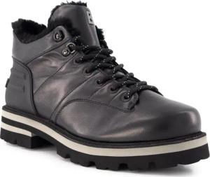 BOGNER Herren Schnürschuhe schwarz Glattleder