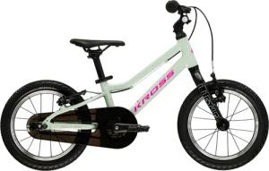 Kross Kinderfahrrad "KROSS Kinderrad Lightweight Liftie 14" grün", 1 Gang, ohne Schaltung