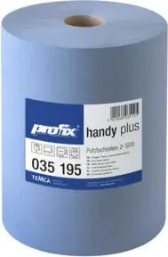 Putztuch profix handy plus L.380xB360mm blau,2lagig 500 Tü./Rl.