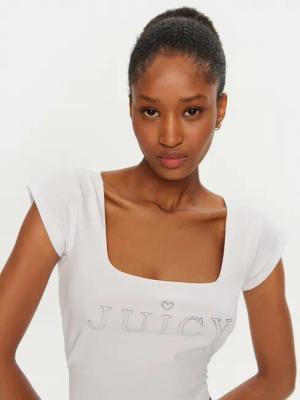 Juicy Couture Bluse Regal JCBCT224831 Weiß Slim Fit
