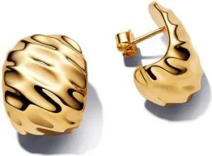 Ohrstecker für Damen Wellendesign, IP Gold, Essence