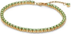 Damen Tennisarmband Timeless, IP Gold, Schmuckkristalle
