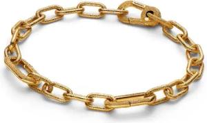 Damenarmband ME mit aufklappbaren Gliedern, IP Gold