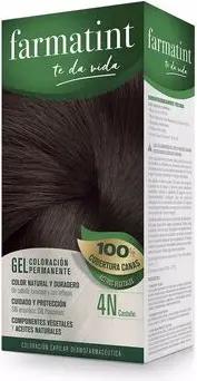 Farmatint Haarfärbung Gel Permanente Färbung 4n-braun 5 Stk