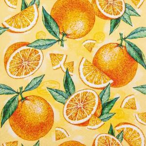 HOME FASHION Papierserviette Pieces of Orange,