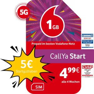 Vodafone Prepaid CallYa Start, 1 GB,