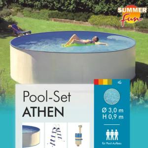 SUMMER FUN Rundpool Stahlwandpool Set (3-teilig)