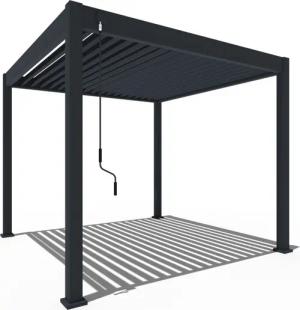 Weide Pergola Classic Pavillon Terrassenüberdachung Aluminium