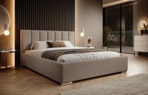 Compleo Polsterbett boucle, ohne Matratze, Doppelbett