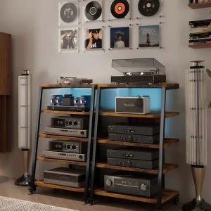 XERSEK TV-Rack HiFi Möbel Rack mit