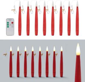 Online-Fuchs Christbaumkerzen 8 schwebende LED Weihnachtskerzen