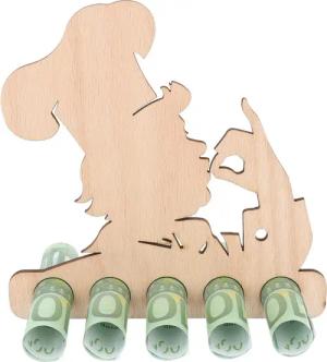 Spruchreif® Spardose Geldgeschenk aus Holz, Gutscheinverpackung,