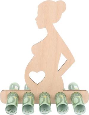 Spruchreif® Spardose Geldgeschenk aus Holz, Gutscheinverpackung,