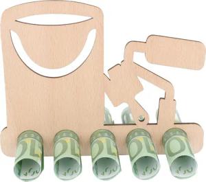 Spruchreif® Spardose Geldgeschenk aus Holz, Gutscheinverpackung,