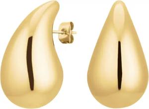 Rosefield JETDG-J929 Damen-Ohrringe Ohrstecker Tropfen Goldfarben
