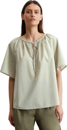 Marc O'Polo Kurzarmbluse aus Baumwoll-Chambray