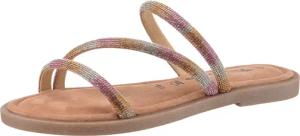 Tamaris Pantolette, Blockabsatz, Sommerschuh, mit funkelnden