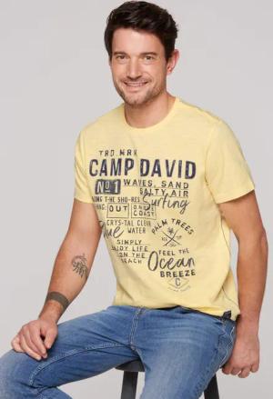CAMP DAVID Rundhalsshirt aus Baumwolle