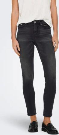 ONLY Skinny-fit-Jeans ONLWAUW MW ZIP SK