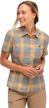 Maier Sports Karobluse mit Hemdblusenkragen