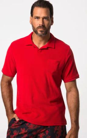 JP1880 Poloshirt Poloshirt Halbarm Frottee Cuba-Kragen