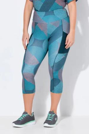 Ulla Popken Leggings 3/4-Funktionsleggings schnelltrocknend recycelt