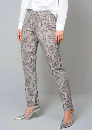 Alba Moda Stoffhose Hose mit Schlangenprint